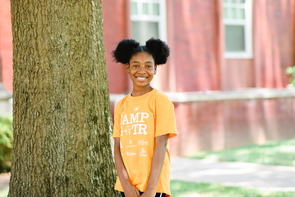 Girl smiling